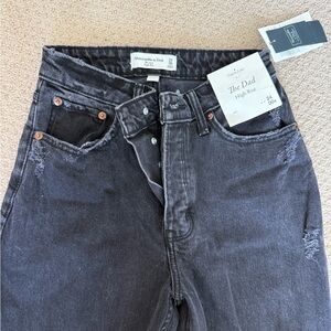 Abercrombie & Fitch Curve Love The Dad High Rise jeans size 24